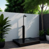 DOCCIA-DINO-NERA-ambientata - Ducha solar Jardin Y Piscinas