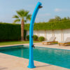 DOCCIA-SOLE-BLU Ducha Solar Para Exterior Con Lavapies De 25l En Azul Sined